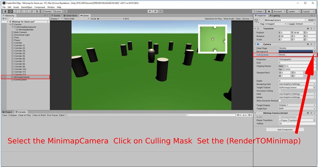 Create A Game Minimap Using C# Scripts In Unity